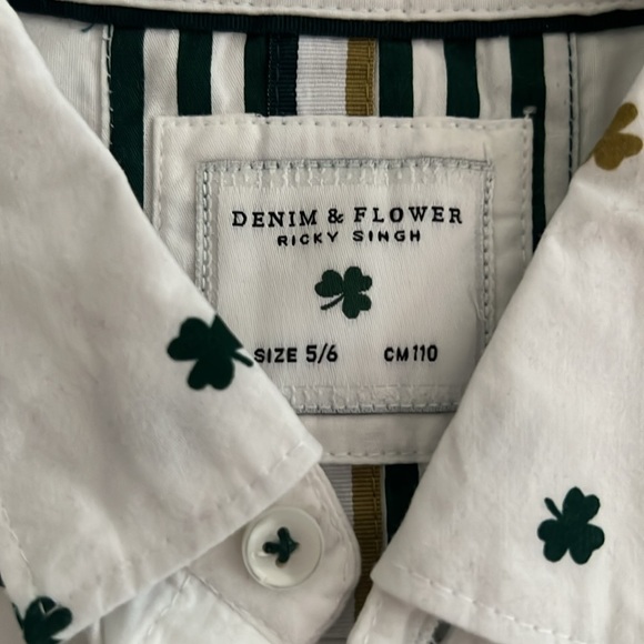 Brand new clover button up! - Picture 2 of 4